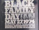 LOUIS FARRAKHAN Black Family Day 5/27/74 Nation Of Islam Elijah Muhammad (NEW)