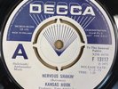 KANSAS HOOK-NERVOUS SHAKIN'/ MR UNIVERSE-ORG UK DECCA 7