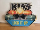 Kiss Shape Lick It Up, Picture-Disc, Vinyl, LP, Single, Rare, Gene Simmons
