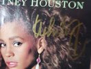 HAND SIGNED SLEEVE 1980s EXCELLENT WHITNEY HOUSTON GREATEST LOVE OF ALL 9466 45