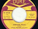 CHUCK EDWARDS Morning Train Duke R&B Rocker Mambo Promo 45 HEAR