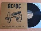 LP  AC/DC - FOR THOSE ABOUT TO ROCK (WE SALUTE YOU) 1a Stampa Scandinavia 1981