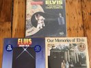 3 SEALED ELVIS PRESLEY records Aloha From Hawaii / Moody Blue & Our Memories