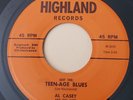 Al Casey Got the TEEN-AGE BLUES / GIVE'N UP (RARE ROCKABILLY 45)#1002 PLAYS VG++