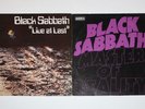 Two Black Sabbath 12 Inch Vinyl LPs:- Live At Last & Master Of Reality