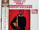 ORNETTE COLEMAN SHAPE OF JAZZ TO COME ATLANTIC P6004A JAPAN VINYL LP