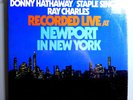 ARETHA FRANKLIN/RAY CHARLES/ STEVIE WONDER NEWPORT RARE SEALED ORIG'73 BUDDAH LP