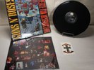 GUNS 'N' ROSES APPETITE FOR DESTRUCTION VINYL RECORD BANNDED COVER  W/STICKER
