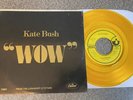 RARE KATE BUSH - Wow - Canadian Gold Vinyl 7” Pic Sleeve (Yellow Record ) Canada