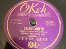 Okeh 78RPM Little Bill Gaither - Creole Queen / Worried Life Blues 06561 V BLUES