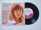VINYLE 45 T  FRENCH EP SIXTIES   FRANÇOISE HARDY DEDICACE  STICKER OLYMPIA  RARE