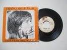 VINYLE 45 T  SP SIXTIES   FRANÇOISE HARDY DEDICACE  RARE PHOTO J M PERIER AU DOS