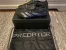 Adidas Predator Elite Tongue FG Blackout Football Boots Size UK9 Brand New ️