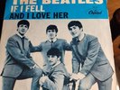The Beatles And I Love Her If I Fell 45 RPM Picture Sleeve Capitol Record 7”