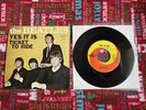 The Beatles 45 Record TICKET TO RIDE 1965 Capitol RCA Thin Print Picture Sleeve