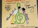 Marvin Hamlisch Robert Klein Lucie Arnaz They're Playing Our Song autographed LP