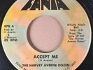 HARVEY AVERNE DOZEN Accept Me / Why Can't We Really Be Free FANIA 478 BOOGALOO