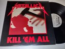 Metallica Kill Em All lp original Megaforce Records heavy metal thrash EX cond.