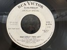 Sweet Promo Elvis Presley Air-Play Special Rare How Great Thou Art SP 45-162 45