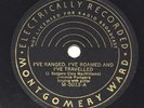 JIMMIE RODGERS I’ve Ranged, Roamed / Give Me Your Love PREWAR 78 Record Country