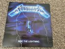 Metallica Ride the Lightning Vinyl Record Vertigo Press 1984
