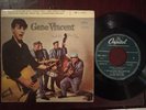GENE VINCENT EP - RARE VERSION Record With Capitol  Logo On Top VG+ France Elvis