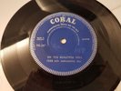 RARE 1958 ROCKABILLY 45 IVAN BUDDY HOLLY on UK ENGLAND ONE SIDE DEMO CORAL VG++
