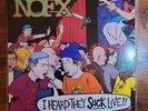 NOFX – I Heard They Suck Live  LP 1995 Fat Wreck Chords – FAT 0528-1 VG+/VG+