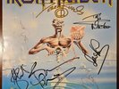 Iron Maiden ''Seventh son'' LP 1988, SIGNED by all INCLUDING DEREK RIGGS