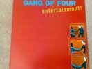 GANG OF FOUR - ENTERTAINMENT  VINYL LP (1979 ISSUE)