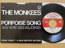 THE MONKEES- PORPOISE SONG / AS WE GO ALONG 1968 45 w/SLEEVE POP PSYCH EX/NM