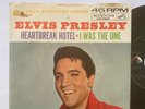 ELVIS PRESLEY HEARTBREAK HOTEL I WAS THE ONE ORIG. 45 PICTURE SLEEVE RCA GOLD