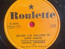 JIMMIE RODGERS Roulette R-4045 78rpm (Pop, Vocal, 1958, Video)