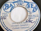 CORNELL CAMPBELL TWO FACE RASTA 7 INCH SINGLE FIRST PRESSING REGGAE BAR BELL