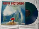 Al Casey Surfin' Hootenanny LP - Stacy Lee Hazlewood Blue/Green Wax Mono 33 12”