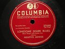 BLUES MEMPHIS MINNIE Lonesome Shark Blues/It's Hard ToPlease COLUMBIA 37690 E/E-