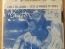 Johnny Hallyday vinyles 45 tours juke box encart original