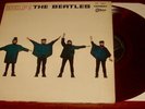 The BEATLES Help  japanese RED colored vinyl LP Odeon OP-7387 VG+/Excellent