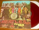 BEATLES Sgt Pepper's Lonely Hearts Club Band japanese RED colored vinyl LP Odeon