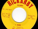 ALABAMA TEEN 60s - THE JUVENILES - I KNOW (RICKARBY) - HEAR