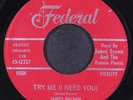 JAMES BROWN: try me / tell me what i did wrong FEDERAL 7