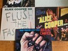 ALICE COOPER 5 LP Lot: Raise Your Fist & Yell, Zipper, Show, Flush Fashion, Dada