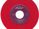 THE BEATLES Lucy In The Sky With Diamonds on Capitol red vinyl 60s rock 45 HEAR
