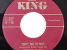 wild rockabilly gospel BROTHER CLAUDE ELY You've Got To Move KING 45 HEAR there'