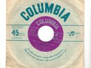 7'' JULA DE PALMA con LELIO LUTTAZZI 45 giri MIA VECCHIA BROADWAY 1959 ITALY NM