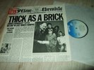 JETHRO TULL : THICK AS A BRICK GIMMICK NEWSPAPER COVER LP CHRYSALIS 6307502 GER
