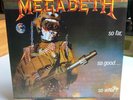 MEGADETH SO FAR SO GOOD...SO WHAT LP RARE METAL ORIG CAPITOL 1st EU Press / MINT