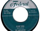 Lamplighters 1953 DOO WOP  Give Me / Be-Bop Wino Original  Sil Top FEDERAL 45 EX