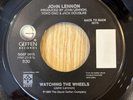 ERROR RARE NO BAR CODE BACK TO BACK WATCHING THE WHEELS JOHN LENNON 45 + FREE 45