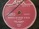 78Rpm Rockabilly, Gene Summers 'School Of Rock n Roll' Rare Canada Apex